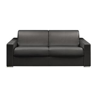 LINEA SOFA Canapé 4 places conible express en simili CALITO Couchage lattes largesMatelas  
