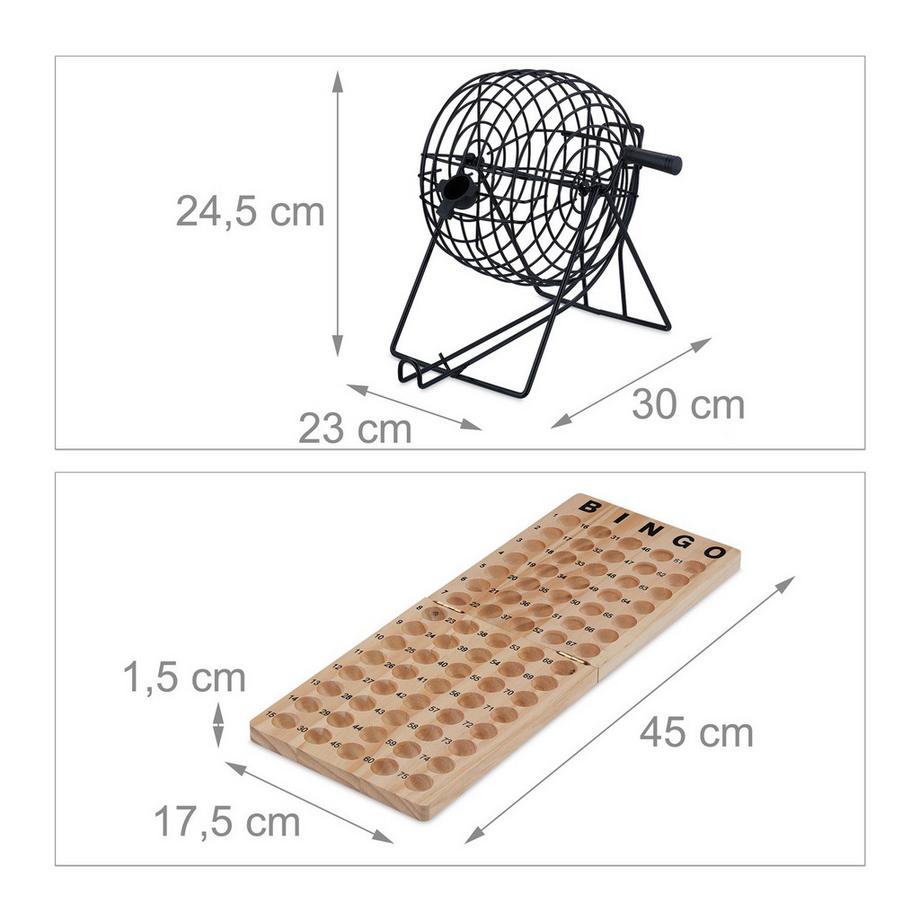 Northix  Gioco del bingo in legno 