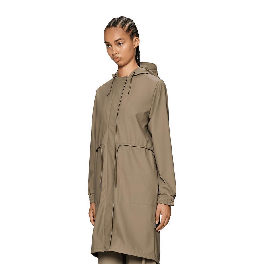 RAINS String W Kapuzen Parka Regenmantel  