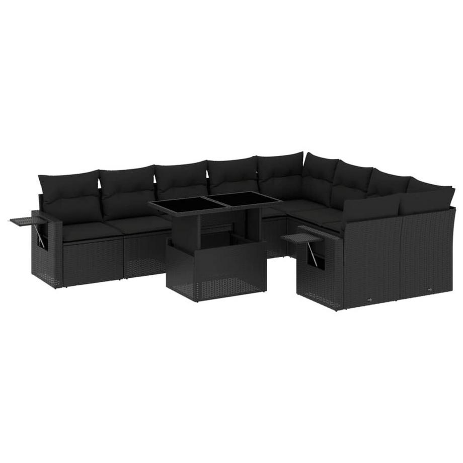 set divano da giardino Polirattan