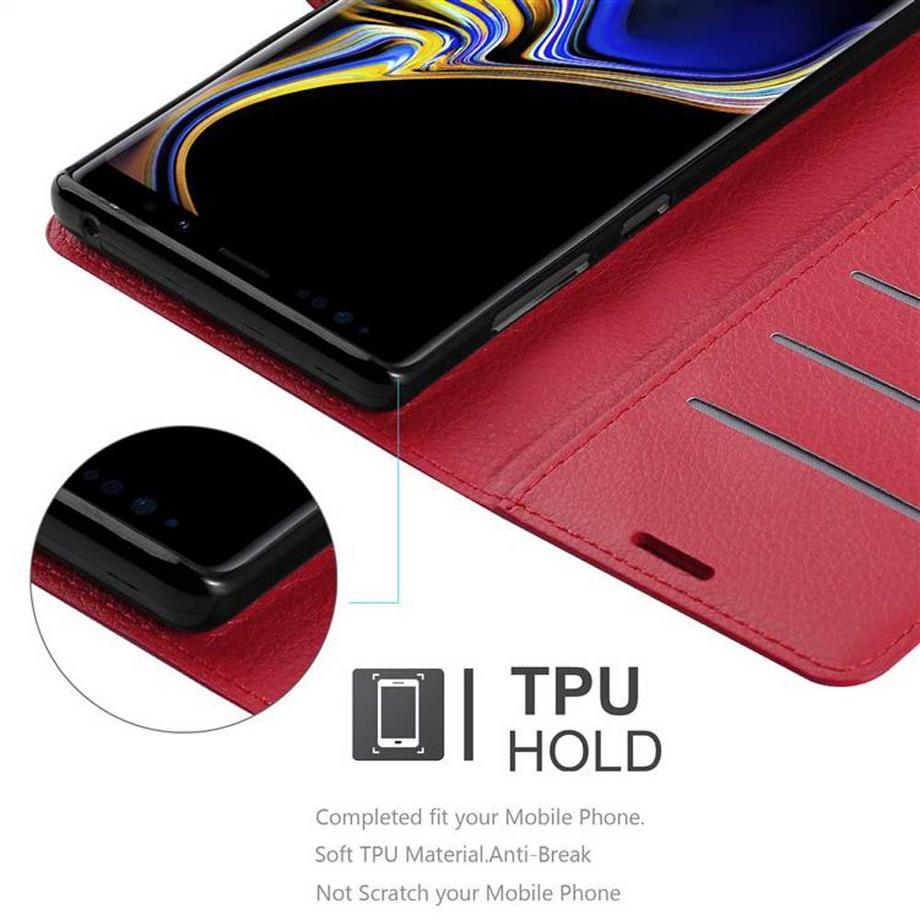 Cadorabo  Housse compatible avec Samsung Galaxy NOTE 9 - Coque de protection avec fermeture magnétique, fonction de support et compartiment pour carte 