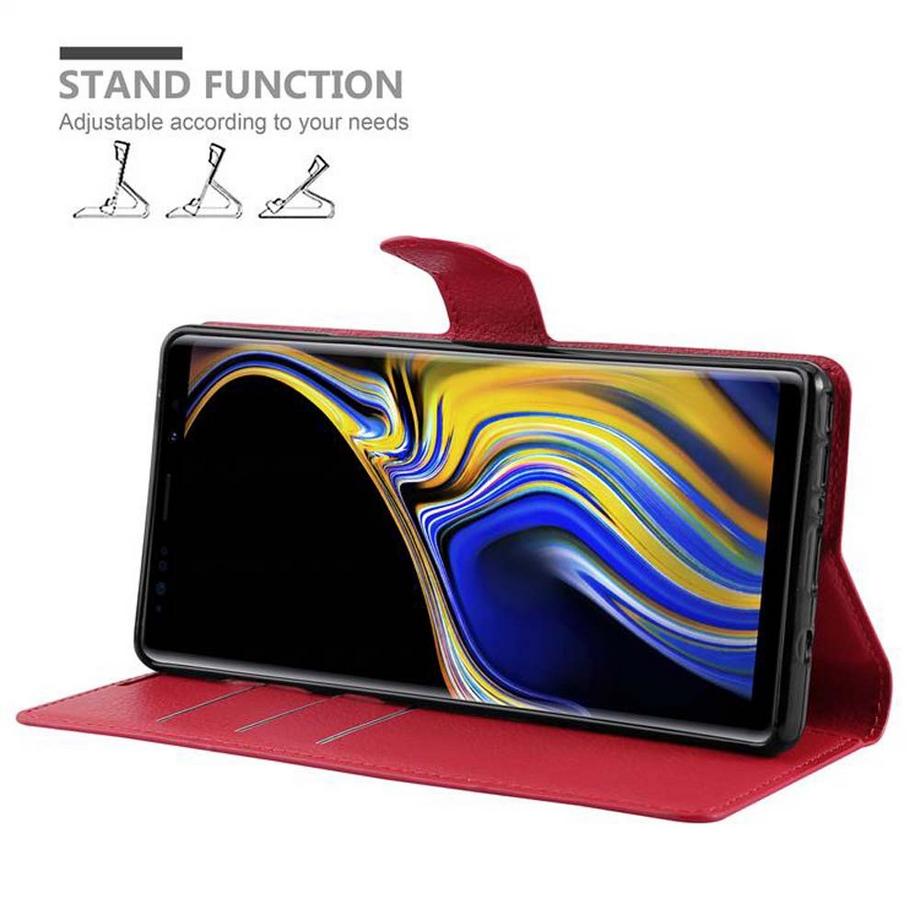 Cadorabo  Housse compatible avec Samsung Galaxy NOTE 9 - Coque de protection avec fermeture magnétique, fonction de support et compartiment pour carte 