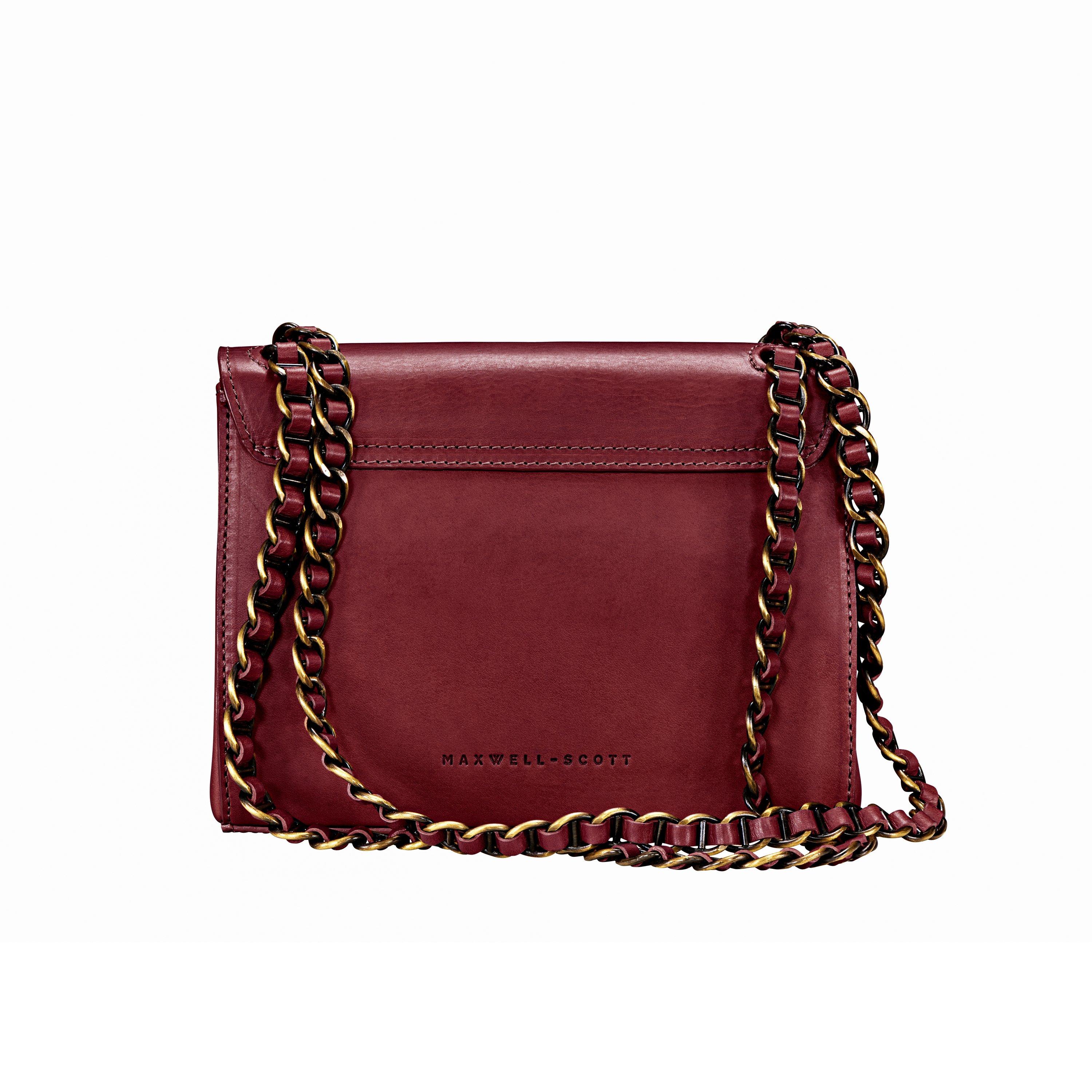 Maxwell Scott  Perano - Kleine  Leder Chain Bag Handtasche 