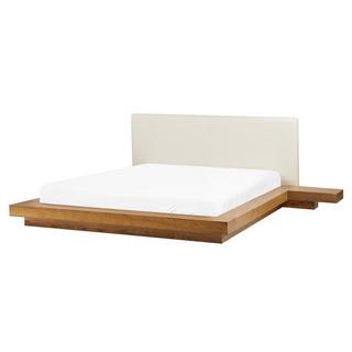 Beliani Lit avec LED en MDF Scandinave ZEN  