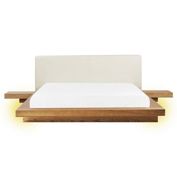 Lit avec LED en MDF Scandinave ZEN