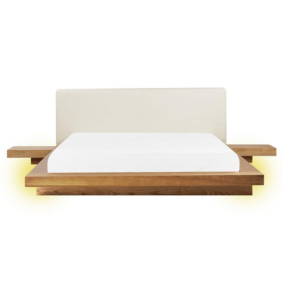 Bett mit LED aus MDF-Platte  ZEN