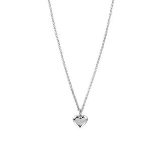 PHANTASYA  Herz Kette 1445 Rhodiniert 