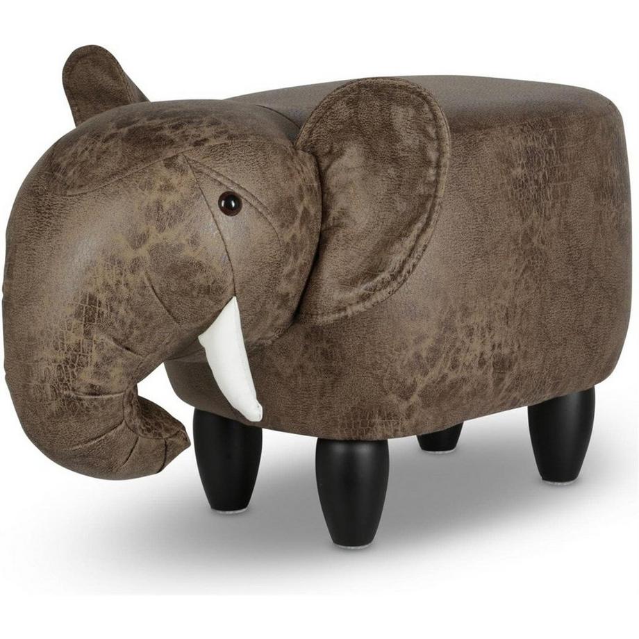 ZOOSY  Elephant Thabo, Kinder-Hocker - braun 