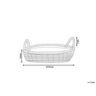 Beliani  Tierbett aus Baumwolle Modern DALAMAN 