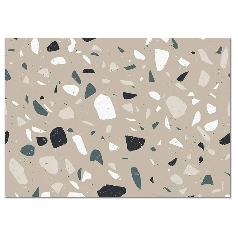 trendform Sets de table en papier TERRAZZO 4 x 12 feuilles  