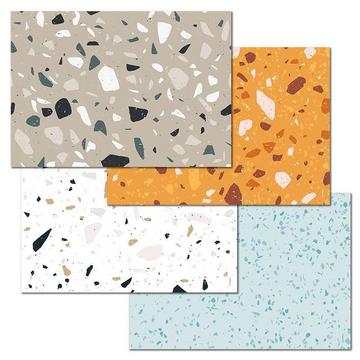 Papiertischset TERRAZZO 4 Sujets à 12 Blatt