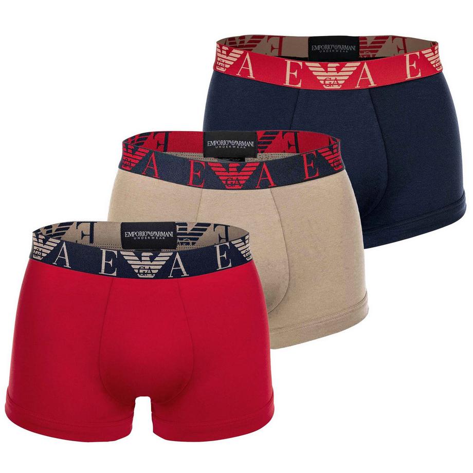 Boxer Uomini Confezione da 3 Aderente alla figura-BOLD MONOGRAM