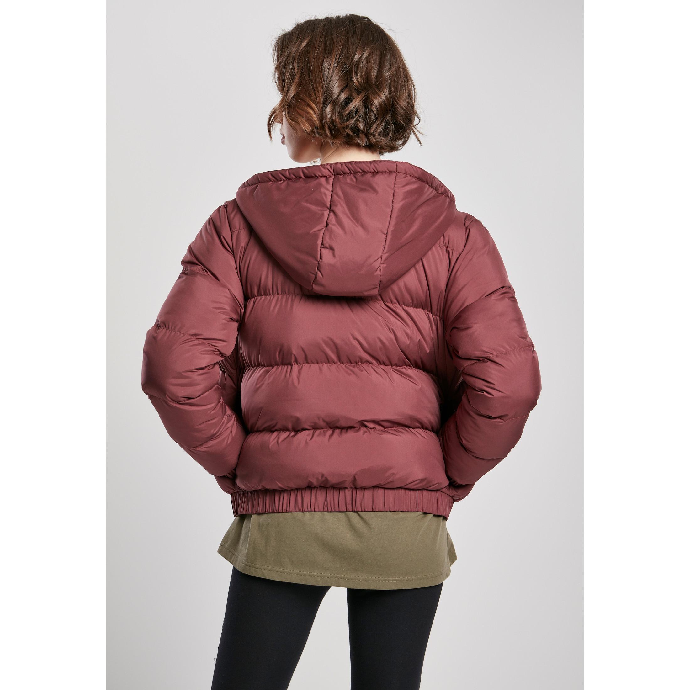 URBAN CLASSICS  damen-kapuzenjacke puffer 