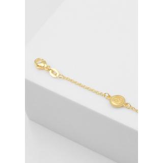 MUAU Schmuck  Bracelet rond forçat or jaune 750, 1,5mm, 14cm 