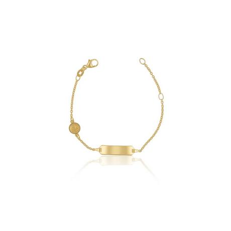 MUAU Schmuck  Bracelet Rundanker Gelbgold 750, 1.5mm, 14cm 