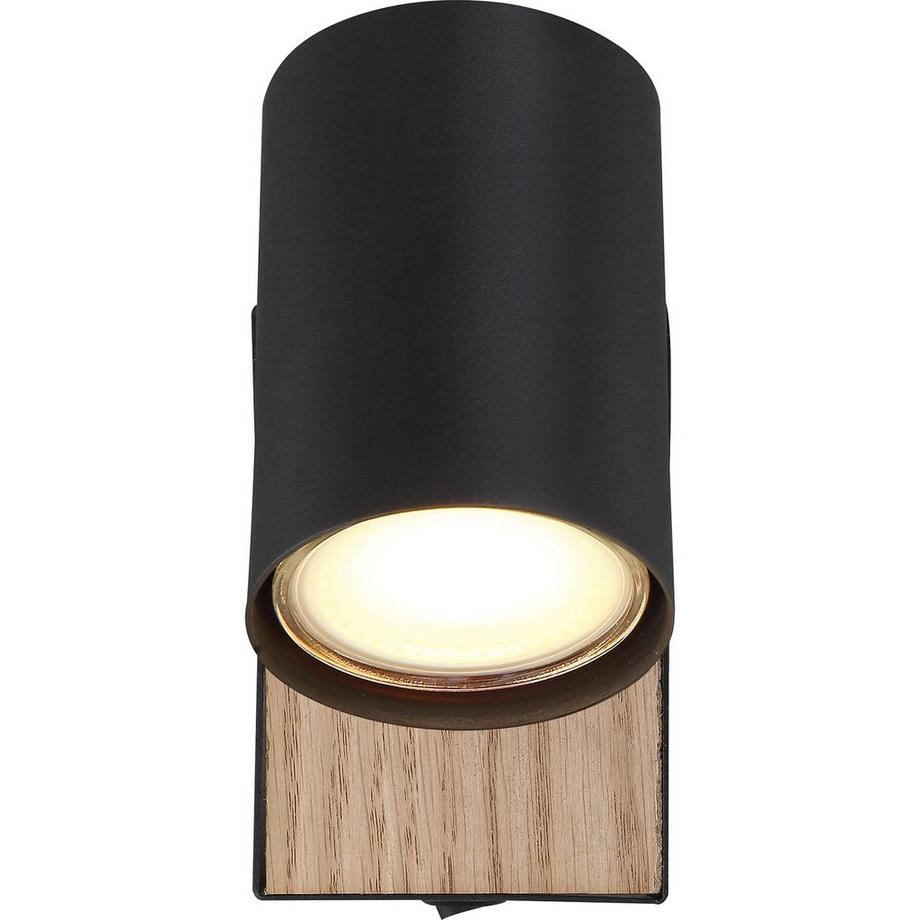 mutoni Spot Robby I métal noir mat 1xGU10  