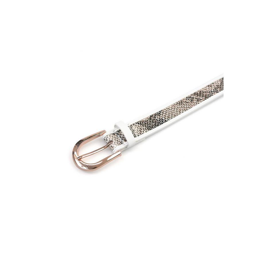 AVANT-GARDE PARIS  Ceinture imprimé serpent brillante 