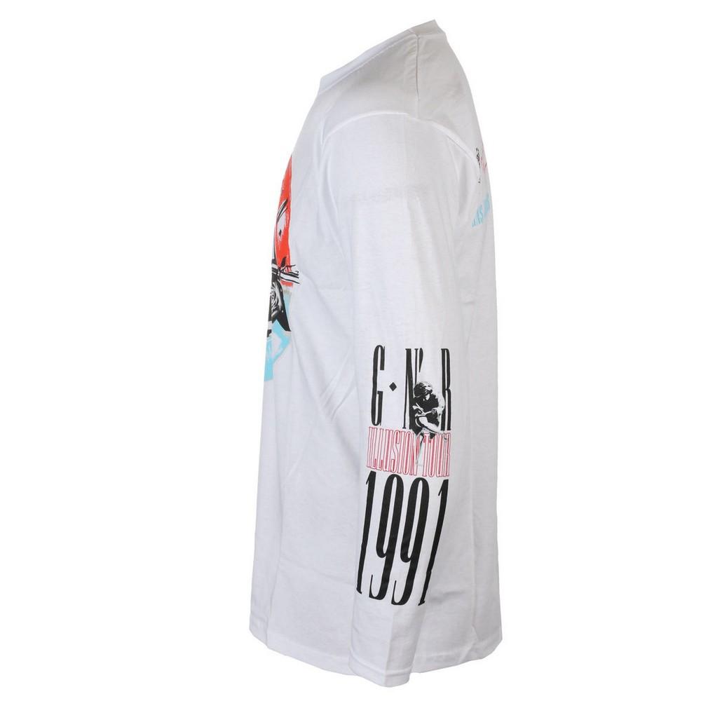 Guns N Roses T-shirt Maniche Lunghe Motorcross  