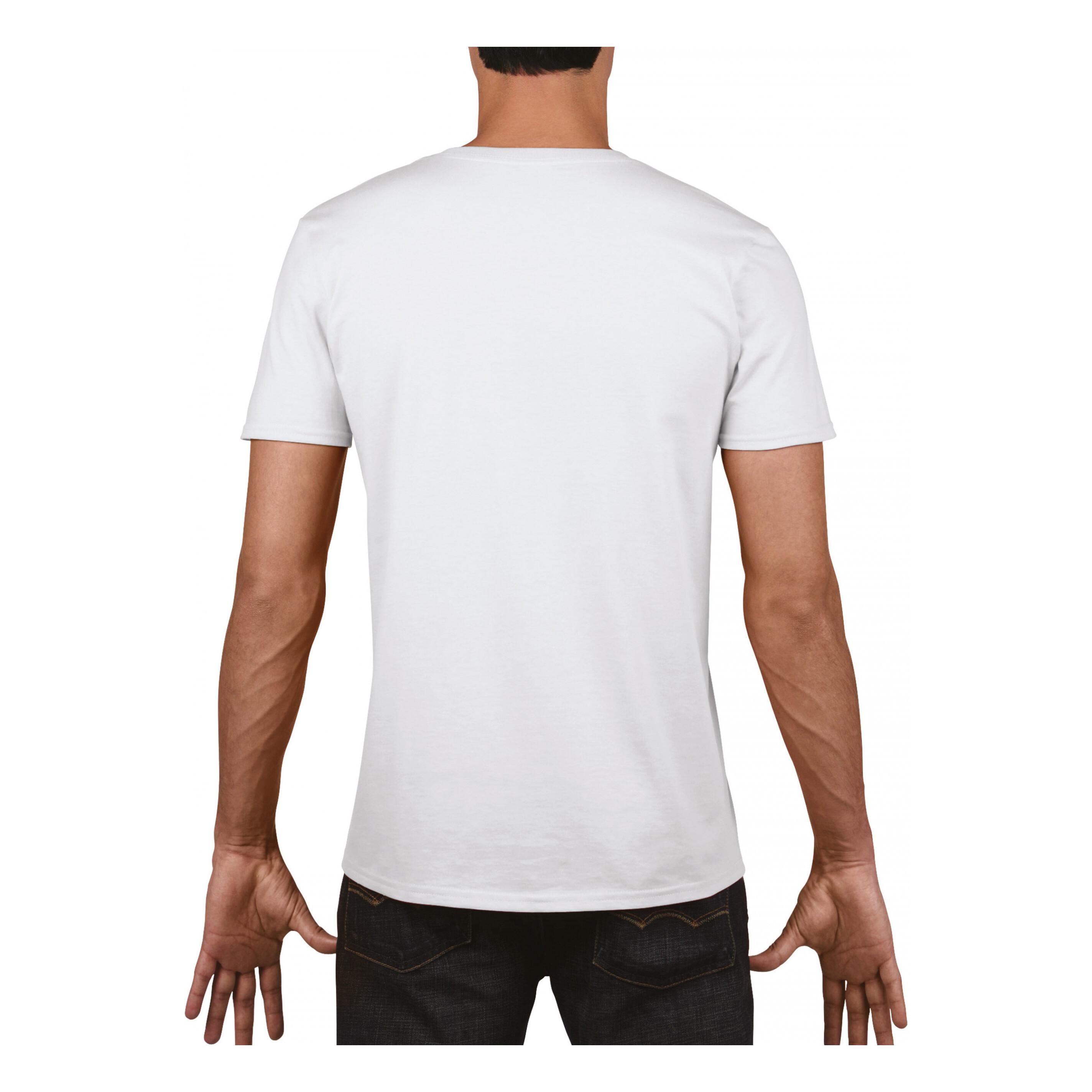 Gildan  t-shirt mit v-ausschnitt softstyle 