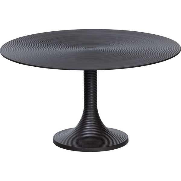 mutoni Table basse nano aluminium noir antique 77x77  