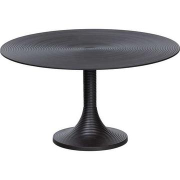 Table basse nano aluminium noir antique 77x77