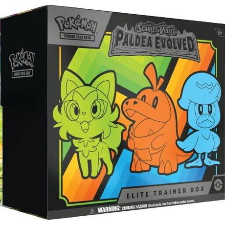 Pokemon  Entwicklungen in Paldea Top-Trainer box 