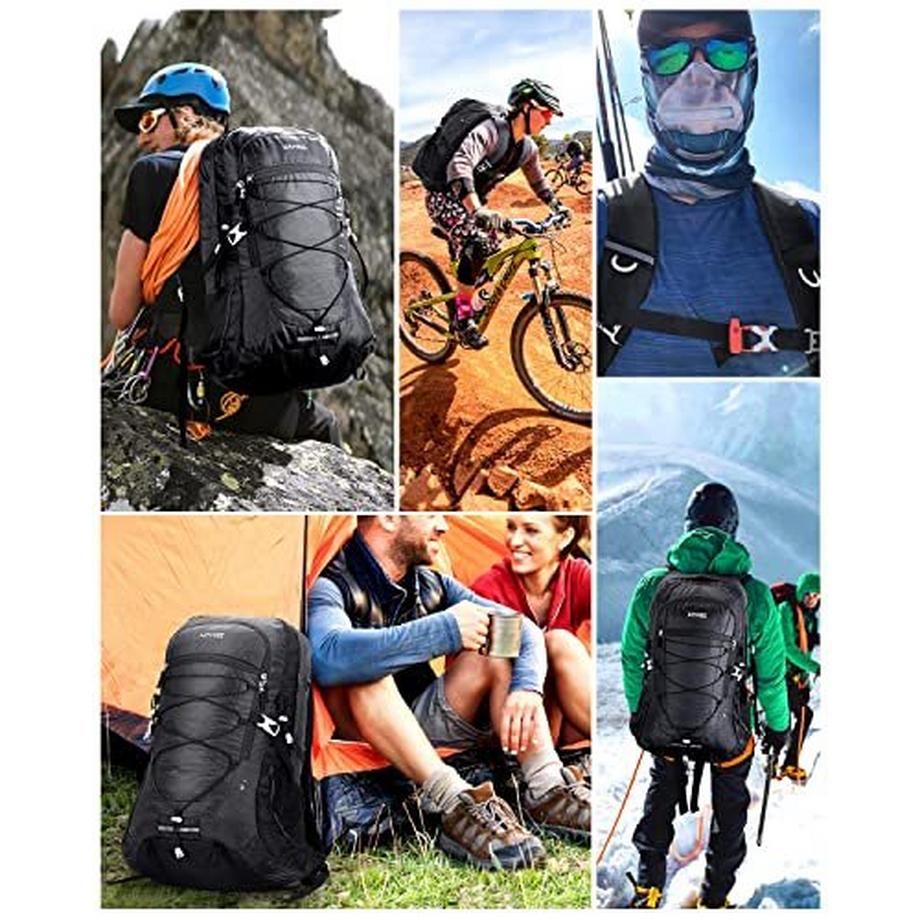 Only-bags.store Sac à dos de randonnée et de trekking imperméable 45L  