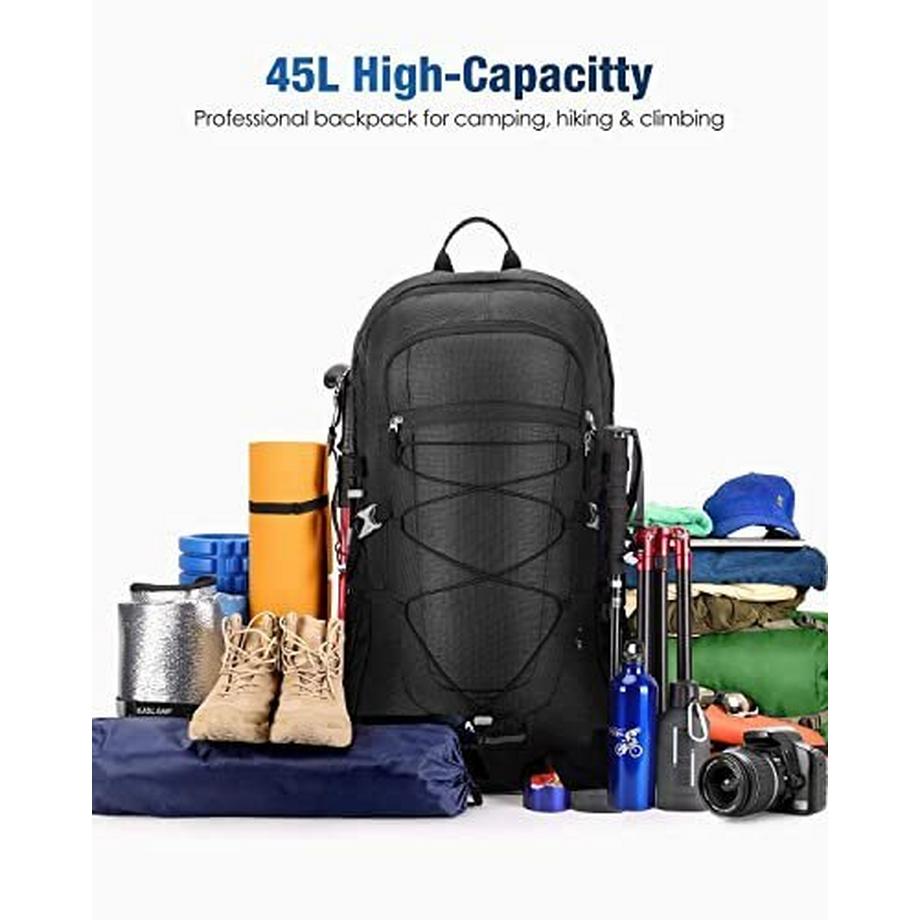 Only-bags.store Sac à dos de randonnée et de trekking imperméable 45L  