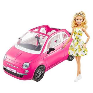 Barbie  Fahrzeuge Auto Fiat Cabrio inkl. Puppe 