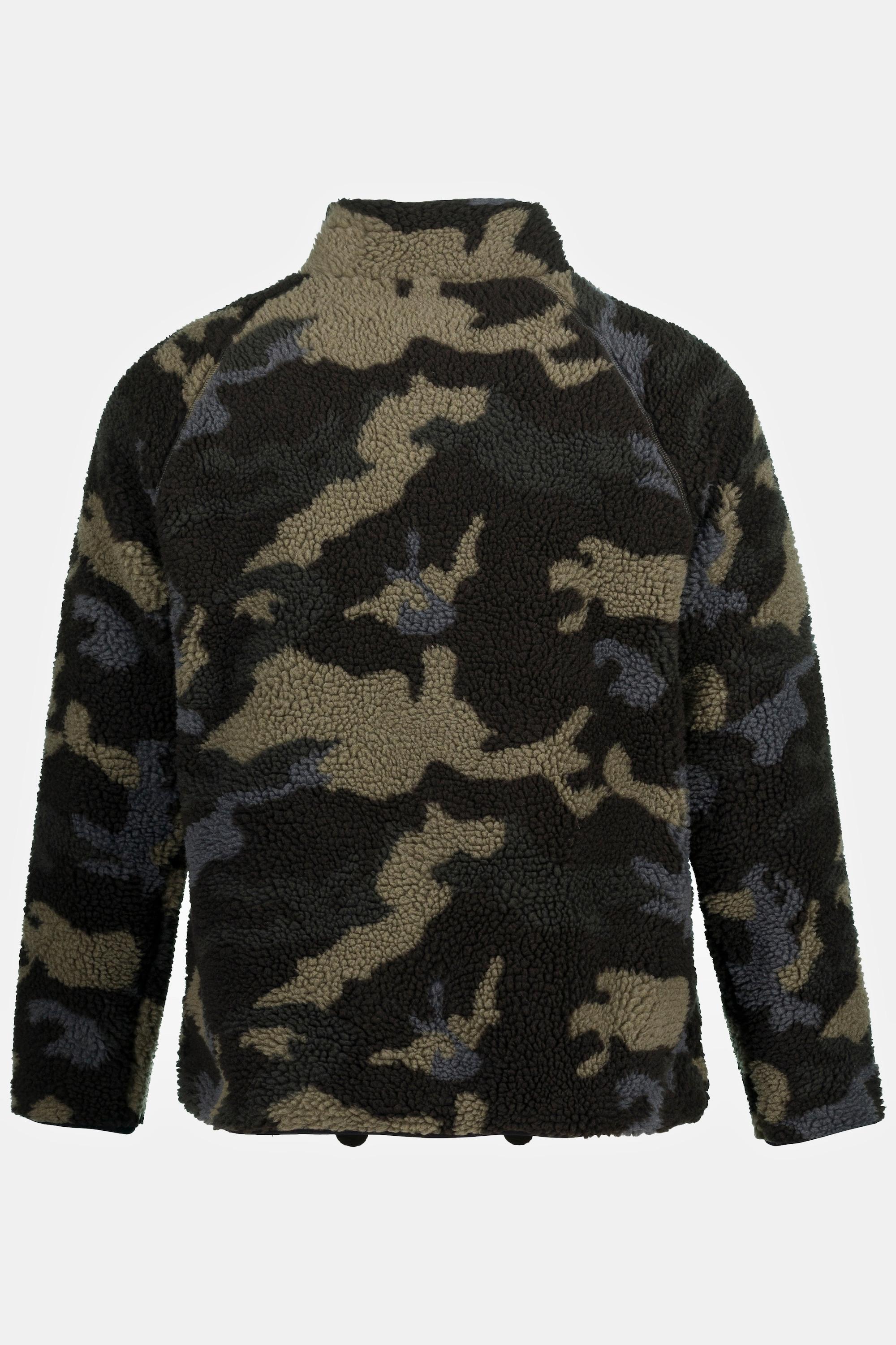 JP1880  Teddy-Skijacke, Skiwear, Outdoor, windabweisend, Camouflage, 