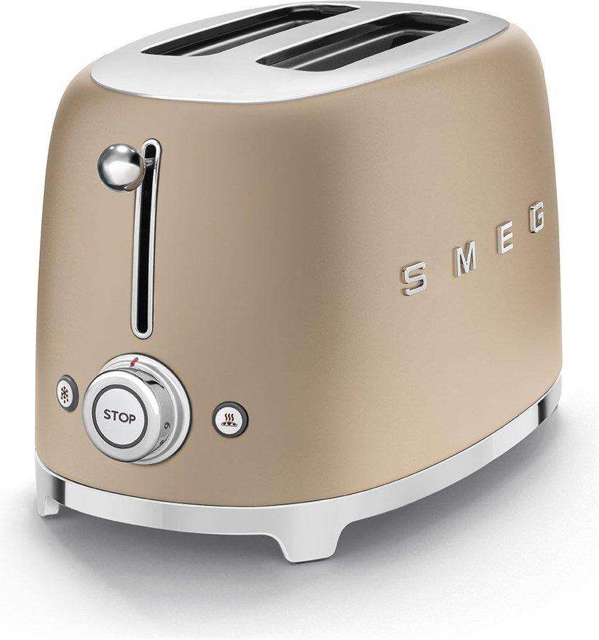 SMEG Toaster TSF01 matt, Champagne  