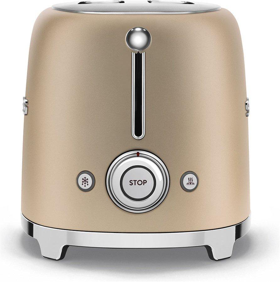 SMEG Toaster TSF01 matt, Champagne  