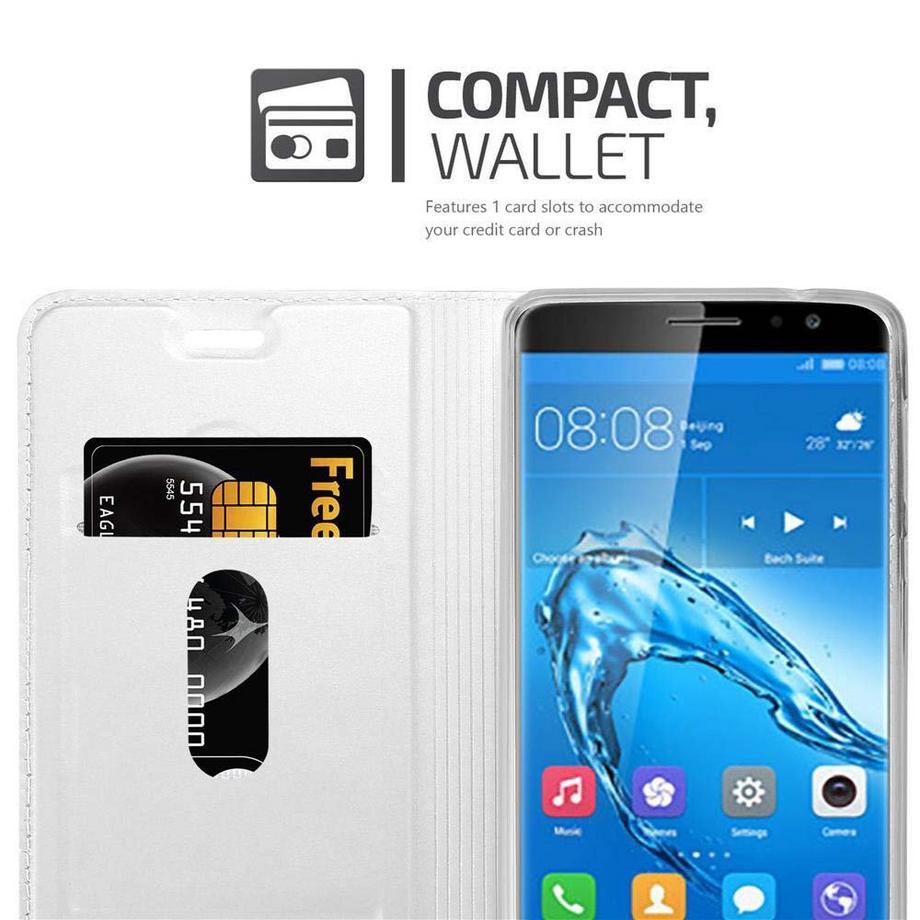 Cadorabo  Hülle für Huawei NOVA PLUS Magnetverschluss, Kartenfach 