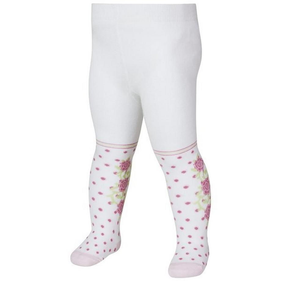 Playshoes  Strumpfhose Rosen weiss             86/92 