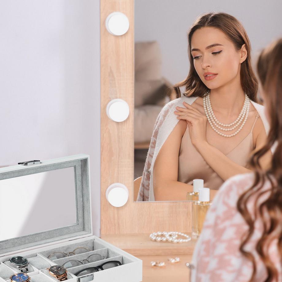 B2X  Schmuckaufbewahrung in Lederoptik 