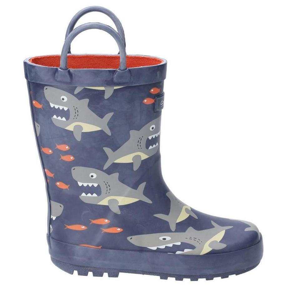 Cotswold Kinder Gummistiefel mit Haifisch-Print  