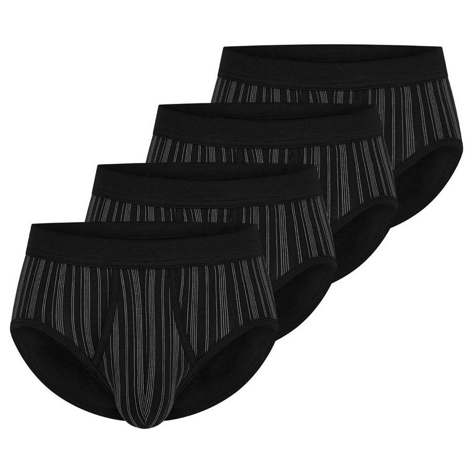 Schiesser Original Classics Feinripp Sportslip mit Eingriff 4er Pack  