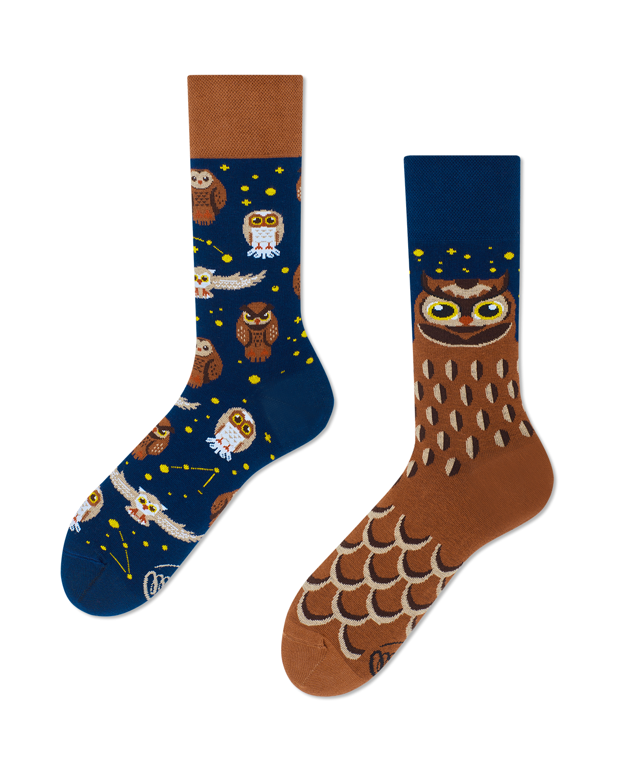 Many Mornings  Owly Moly Socks - Many Mornings 