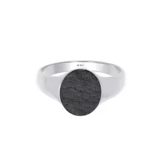 Kuzzoi Ring Basic Cool Siegelring Matt | online kaufen - MANOR