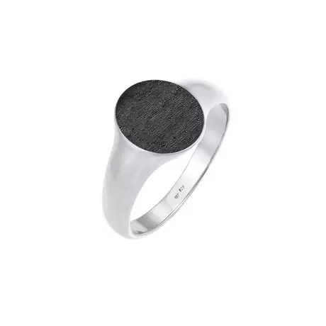 Kuzzoi Ring Basic Cool Siegelring Matt | online kaufen - MANOR