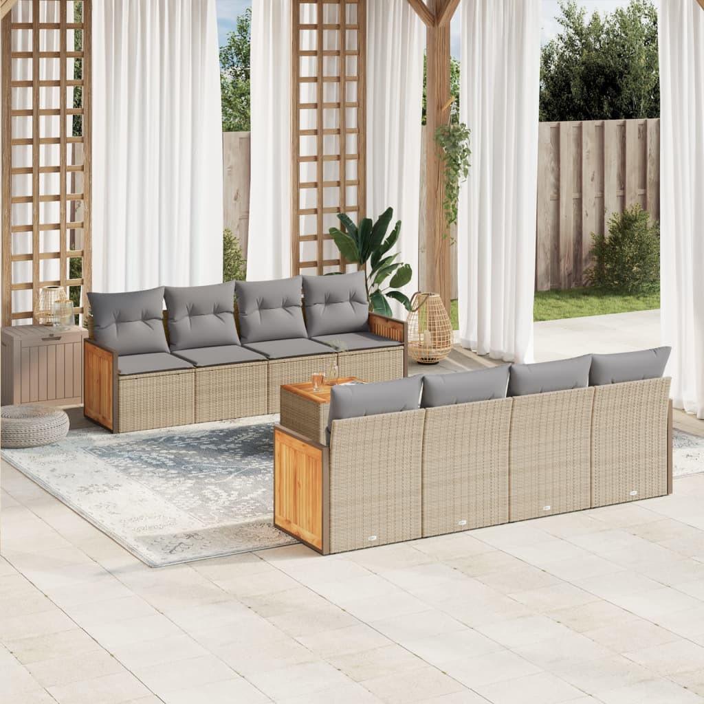 VidaXL Garten sofagarnitur poly-rattan  