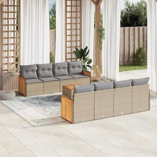 VidaXL Garten sofagarnitur poly-rattan  