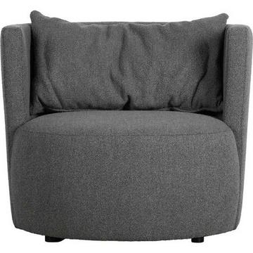 Fauteuil Explore Bouclé, gris acier