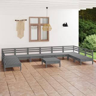 VidaXL Ensemble de meubles de jardin bois de pin  