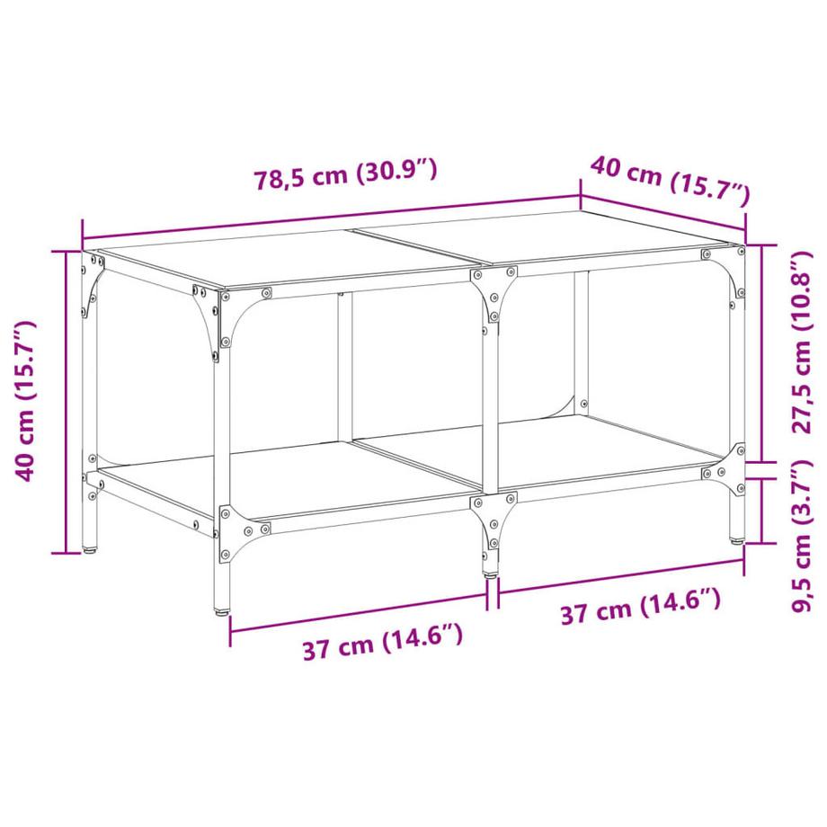 VidaXL Couchtisch holzwerkstoff  