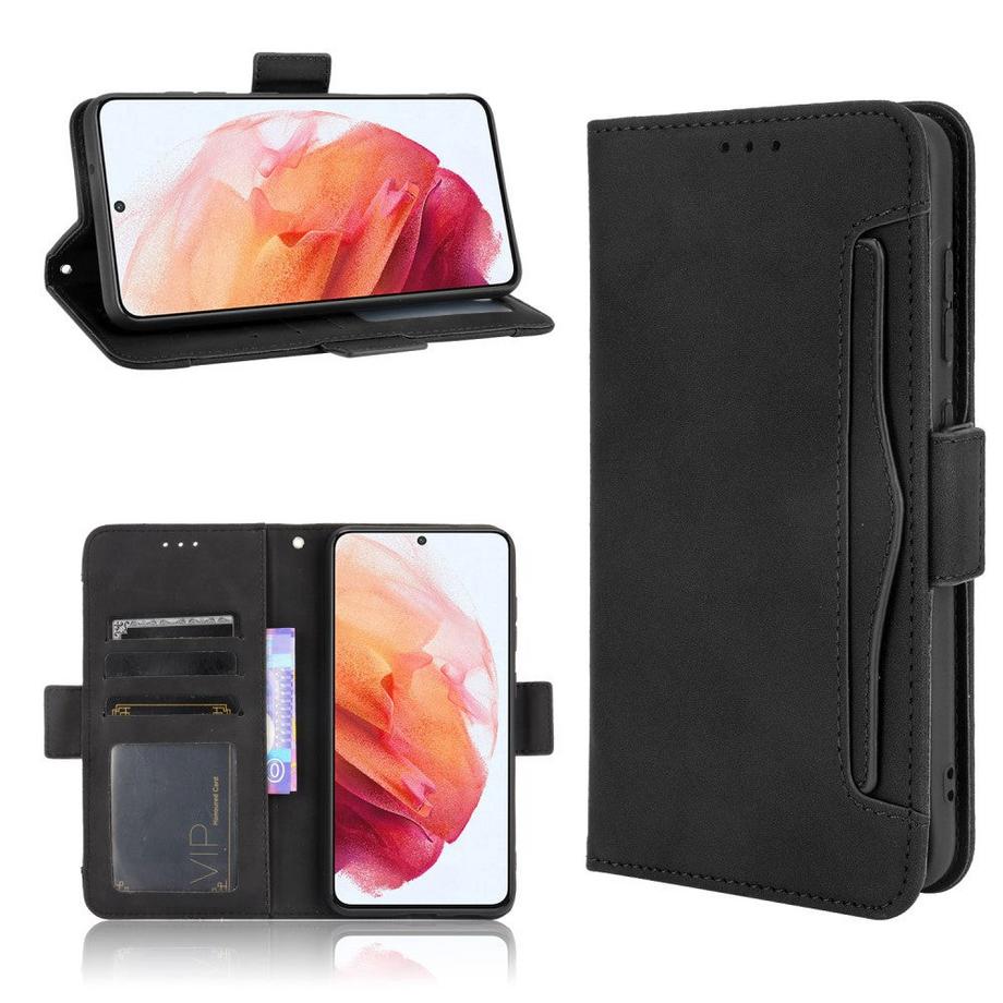 Cover-Discount  Galaxy S21 Fe - Custodia Con Molti Scomparti Per Carte Di Credito 