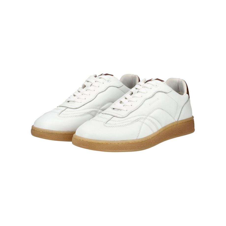 Bullboxer Sneaker basse blanche avec semelle en caoutchouc  