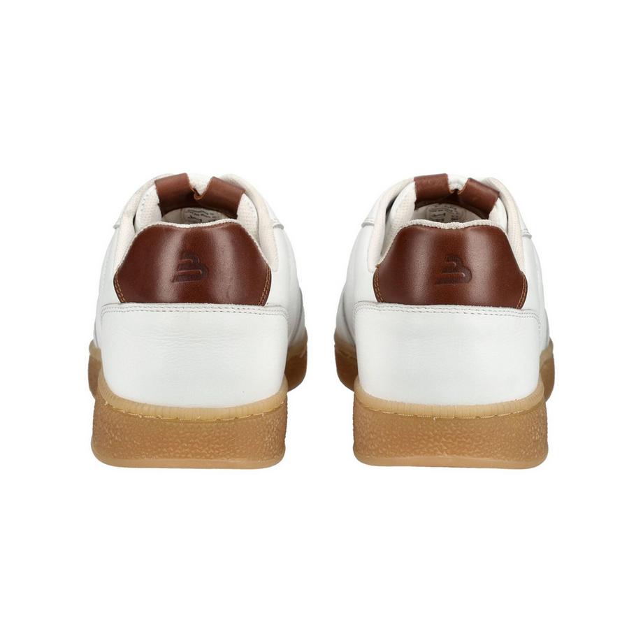 Bullboxer Sneaker basse blanche avec semelle en caoutchouc  