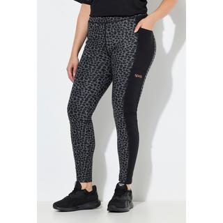 Ulla Popken Sport Leggings schnelltrocknend recycelt mit Taschen  