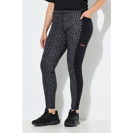 Ulla Popken Sport Leggings schnelltrocknend recycelt mit Taschen  